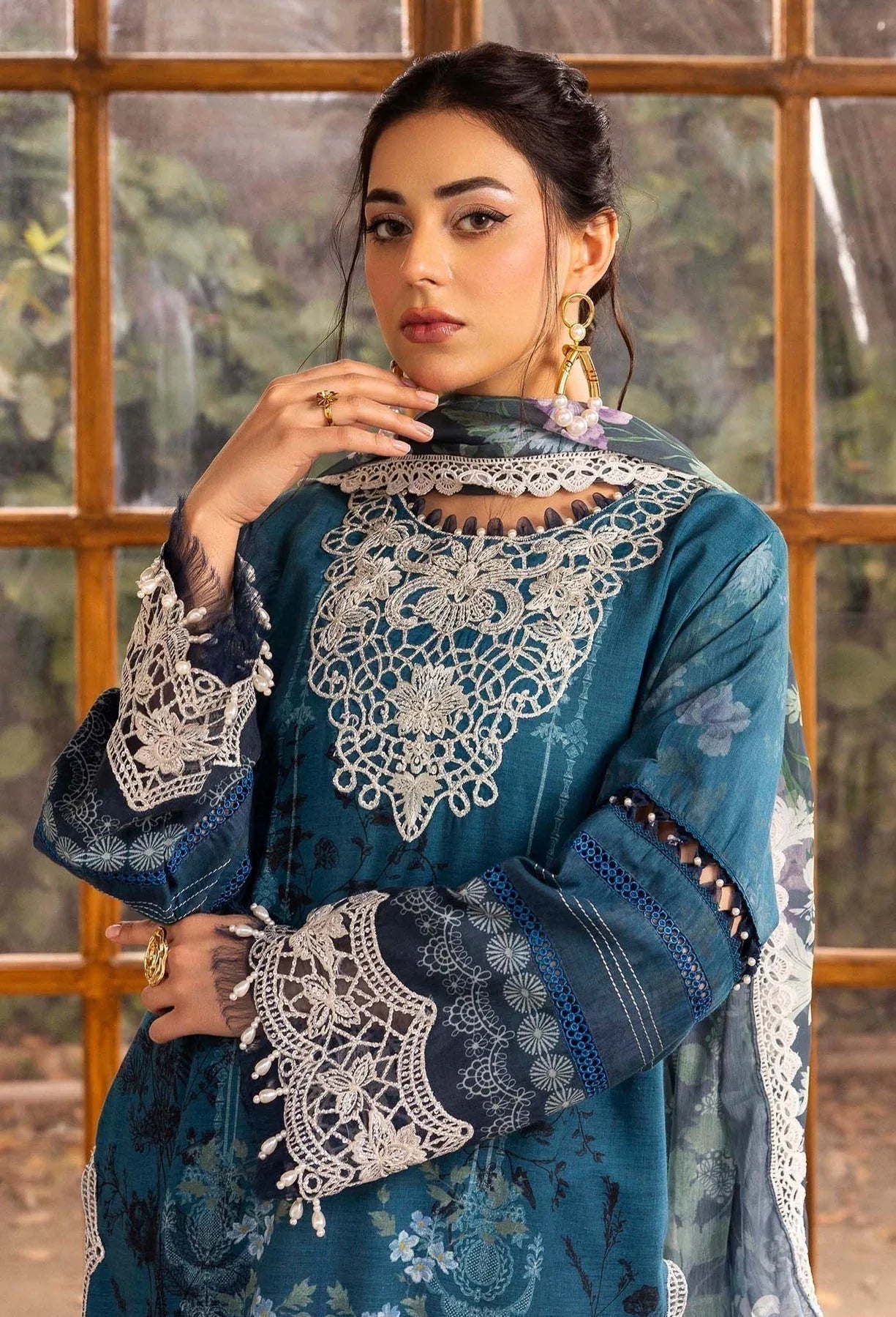 Adans Libas | Chantelle Print Lawn | CHANTELLE 99952 - Aqsa Fabrics
