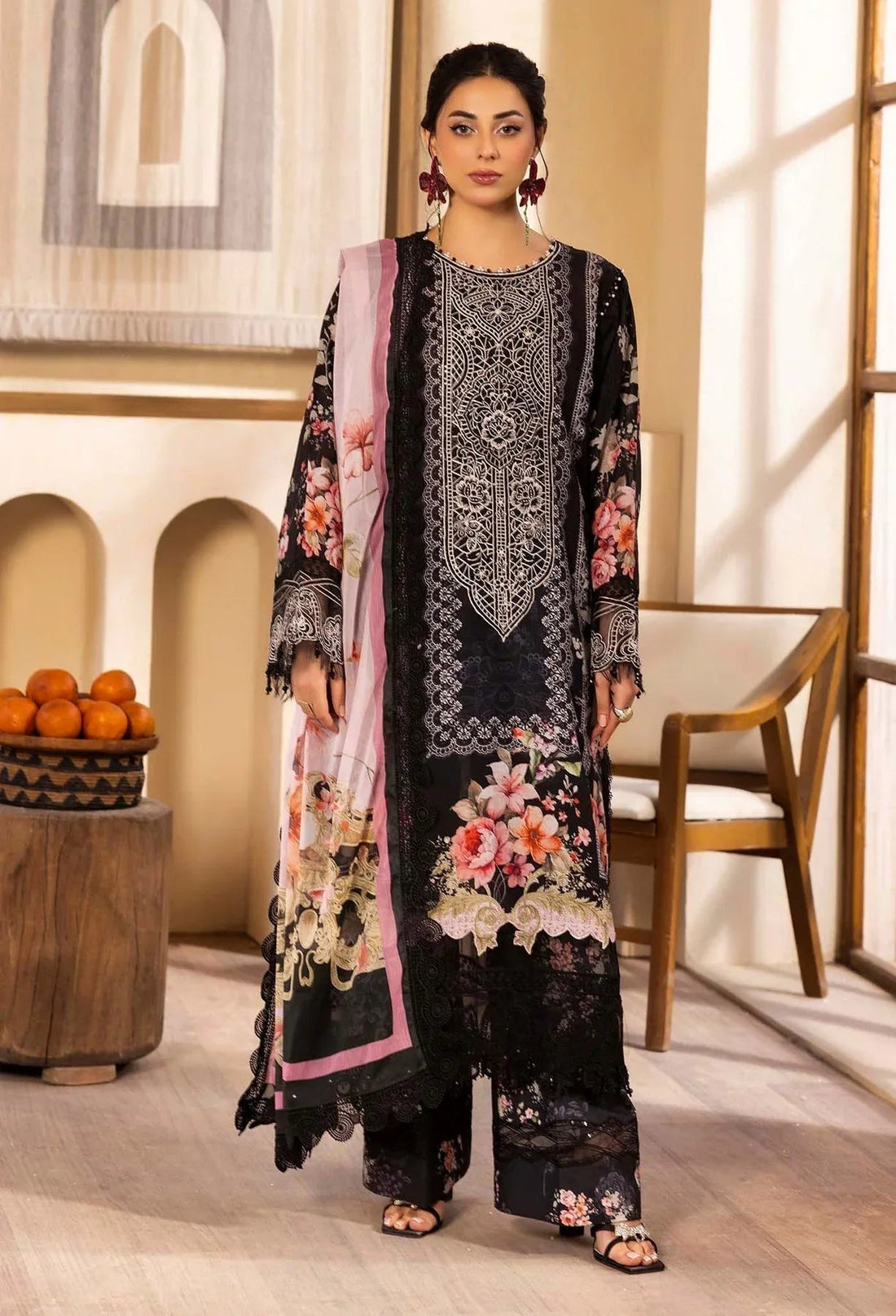 Adans Libas | Chantelle Print Lawn | CHANTELLE 99951 - Aqsa Fabrics