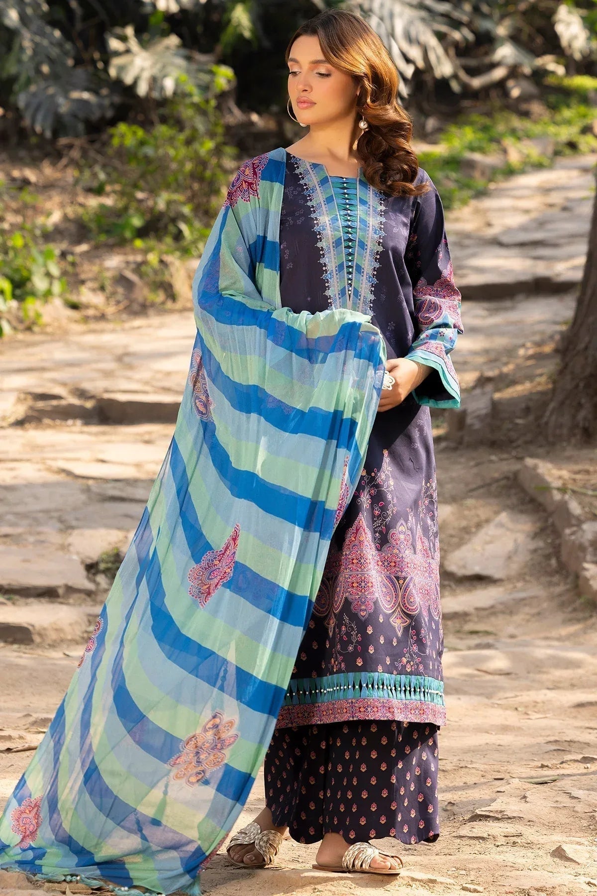 Charizma | C prints Lawn | CP5-20 - Aqsa Fabrics