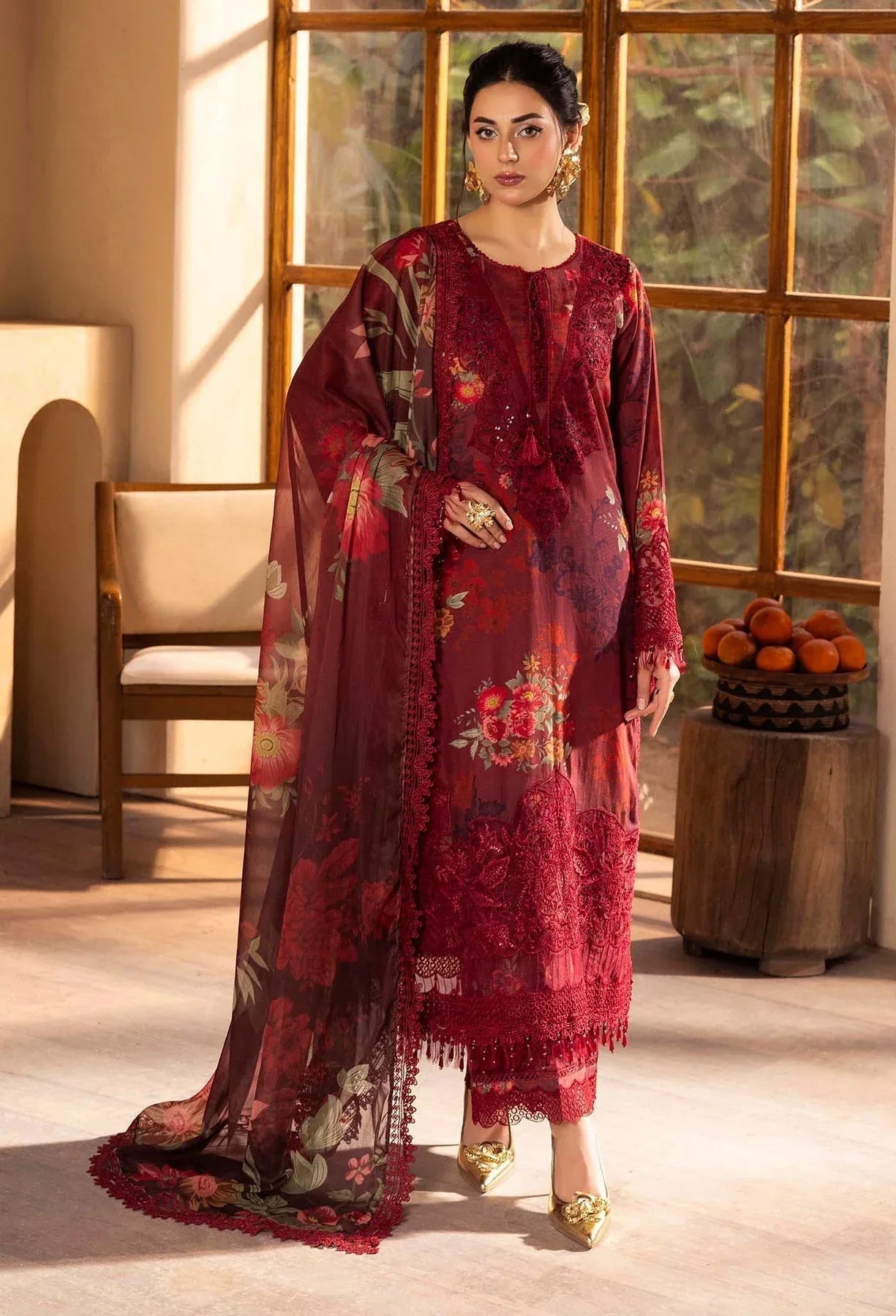 Adans Libas | Chantelle Print Lawn | CHANTELLE 99950 - Aqsa Fabrics