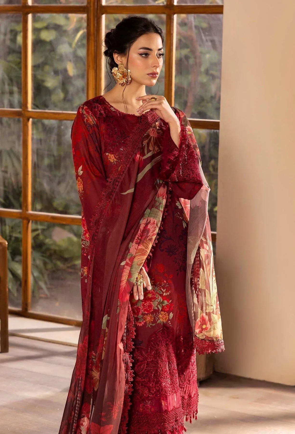 Adans Libas | Chantelle Print Lawn | CHANTELLE 99950 - Aqsa Fabrics