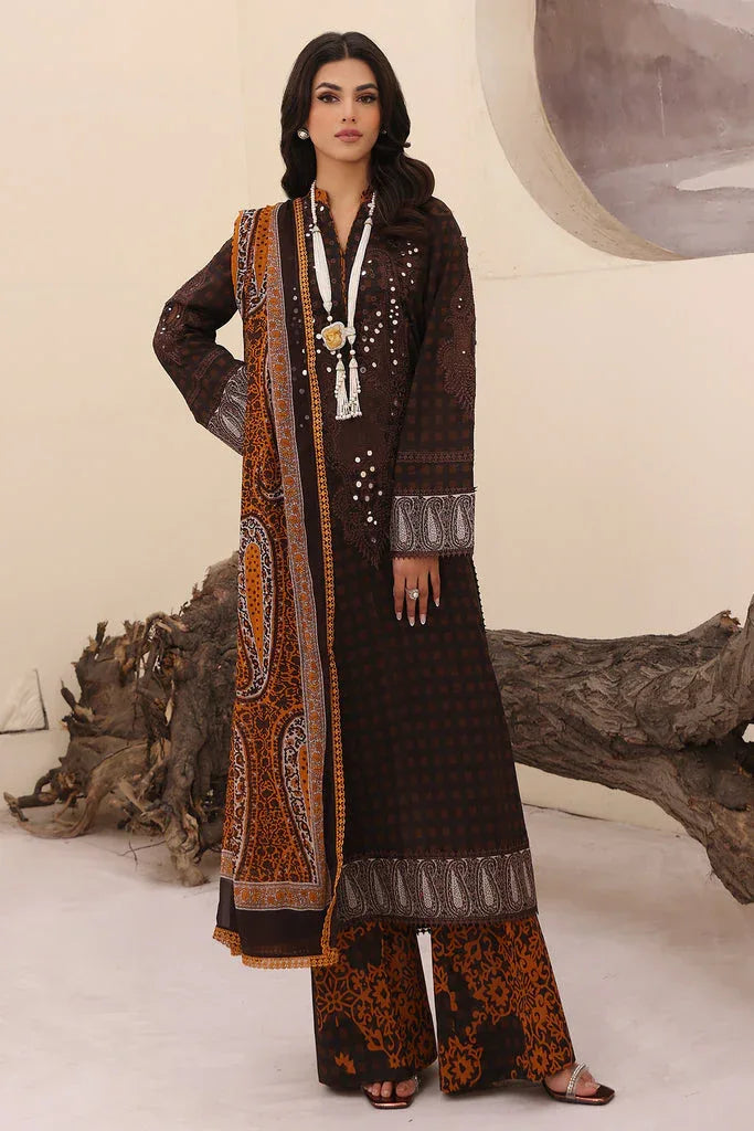 Charizma | Naranji Embroidered Lawn 24 | CN4-004 - Aqsa Fabrics