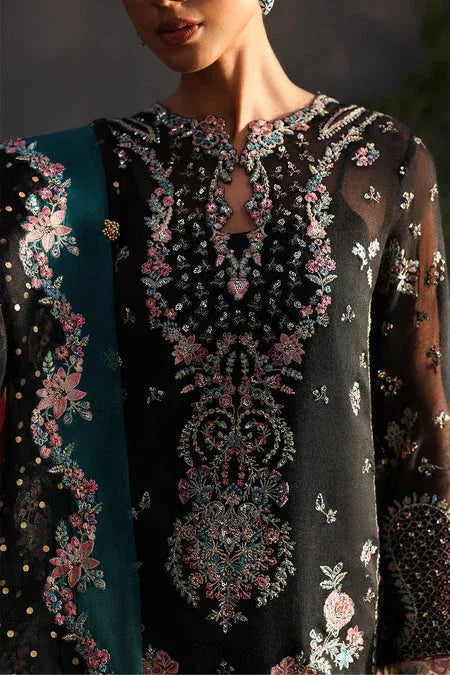 Afrozeh | La Fuschia 25 | Larosea - Aqsa Fabrics