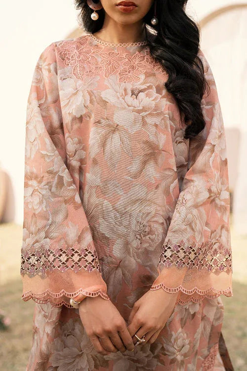 Baroque | Luxury Pret 24 | LAWN UF-593 - Aqsa Fabrics