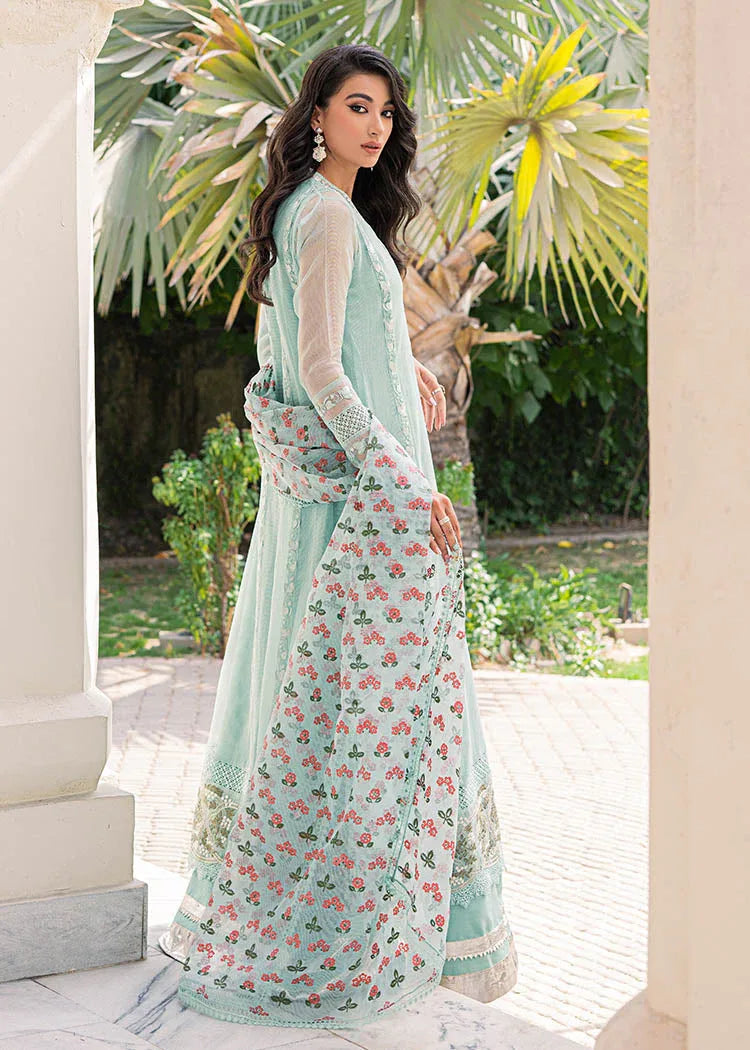 Saira Shakira | Luxury Pret | Tiffany Blue - Aqsa Fabrics