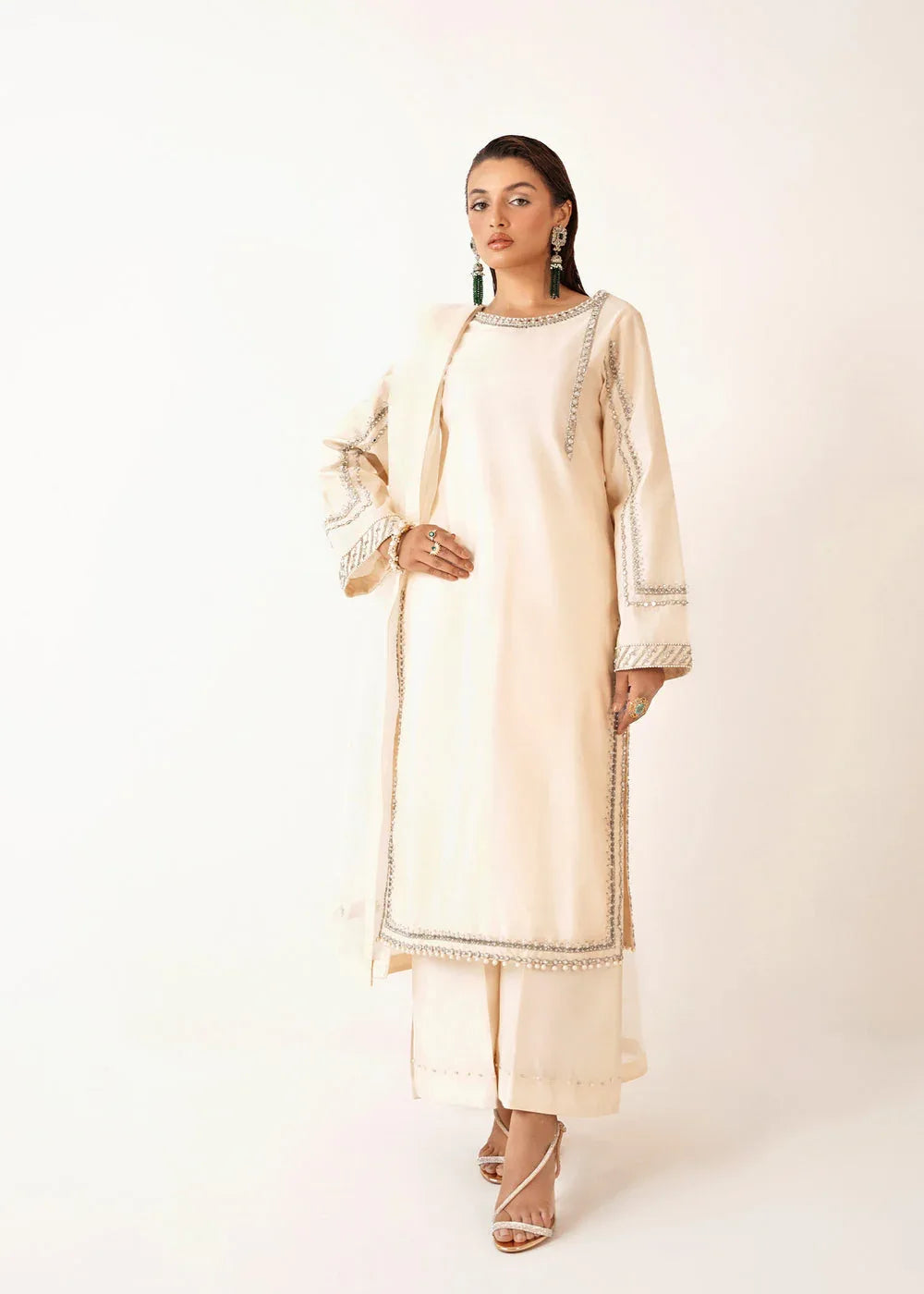 Dastoor | Euphoria Luxury Pret 24 | Pearl - Aqsa Fabrics