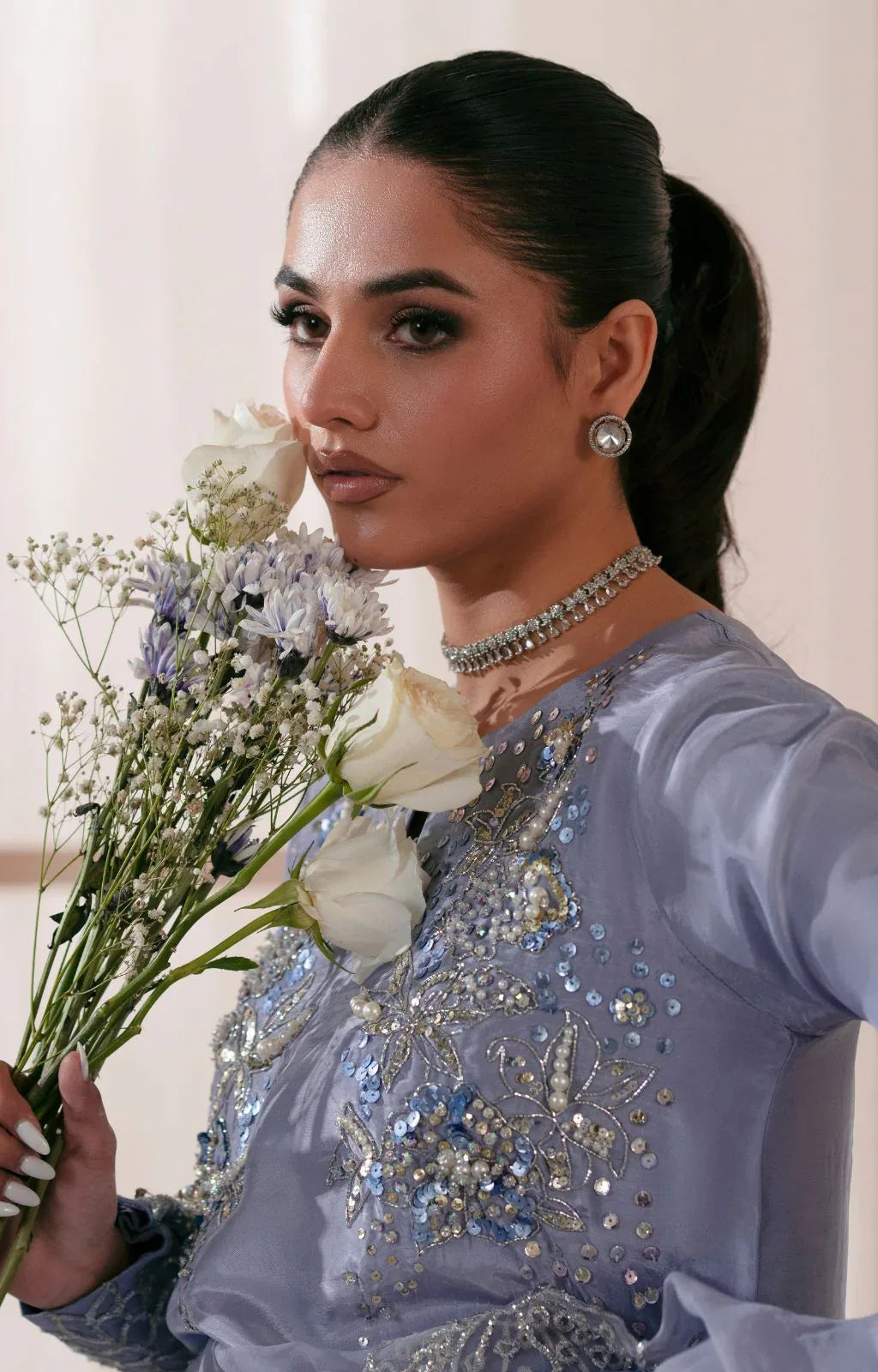 Ajr Couture | Symphony Luxe Festive 25 | Crimson - Aqsa Fabrics