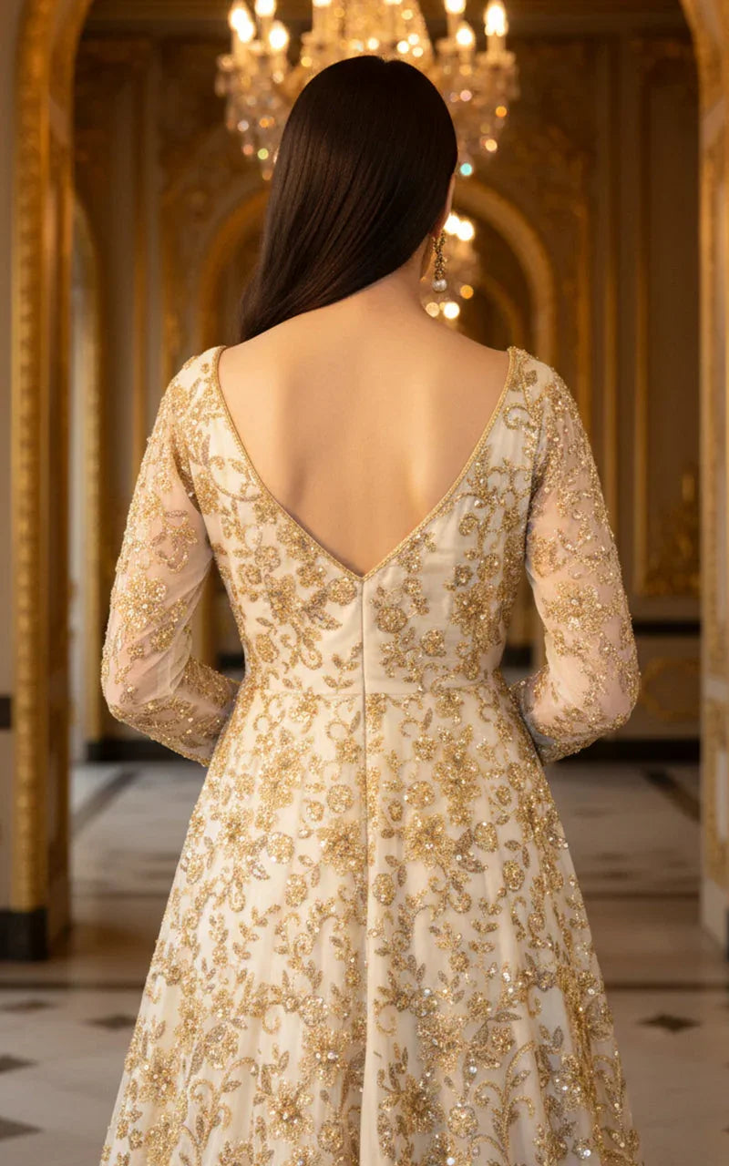 EMBROIDERED MAXI