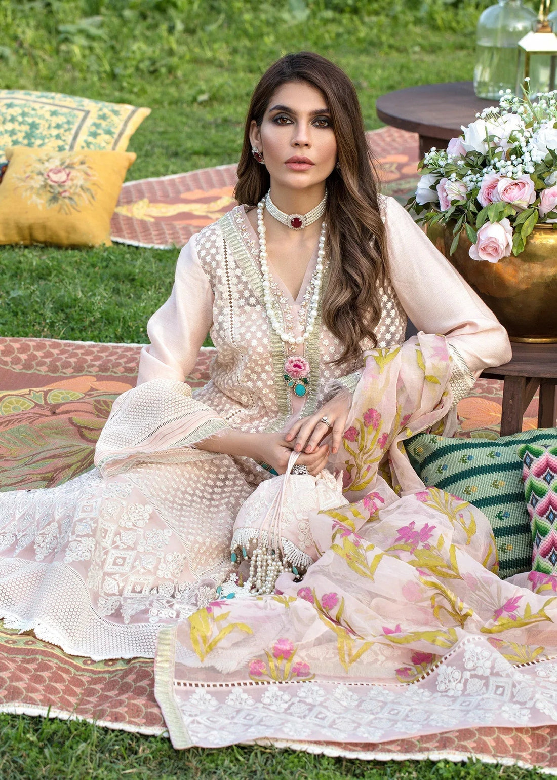 Saira Shakira | Luxury Pret | Head In Clouds - Aqsa Fabrics