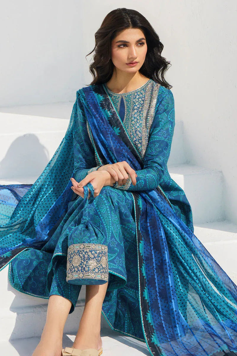 Jazmin | Summer Lawn 25 | USE-9017 - Aqsa Fabrics