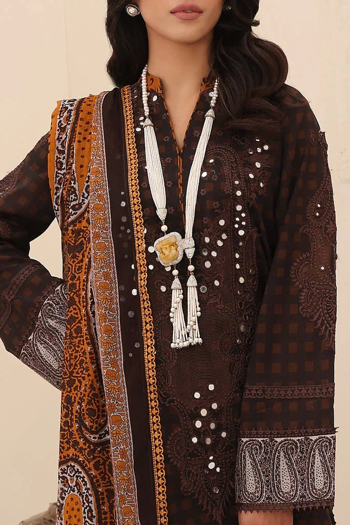 Charizma | Naranji Embroidered Lawn 24 | CN4-004 - Aqsa Fabrics
