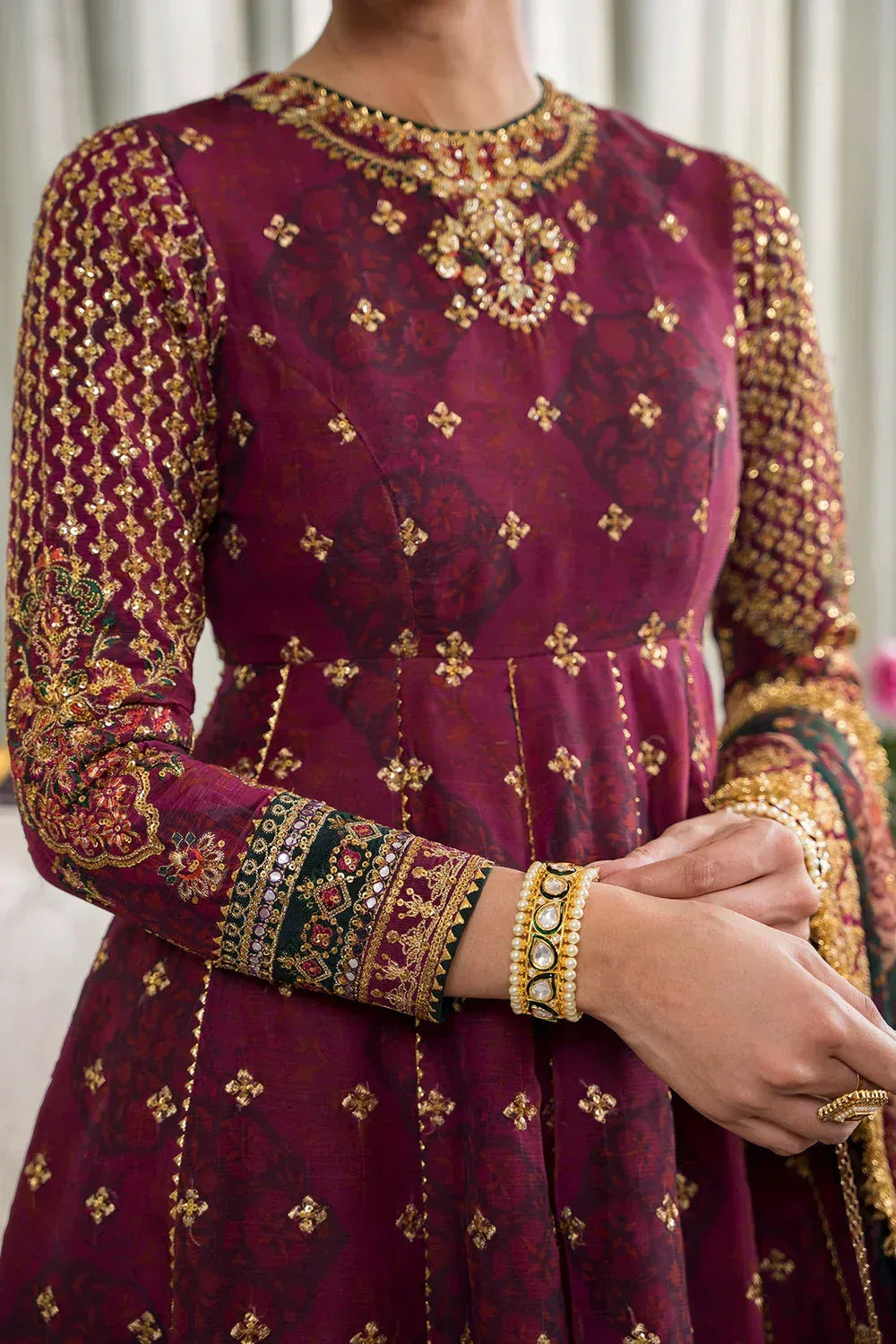 Baroque | Chantelle Embroidered Collection | CH12-03 - Aqsa Fabrics
