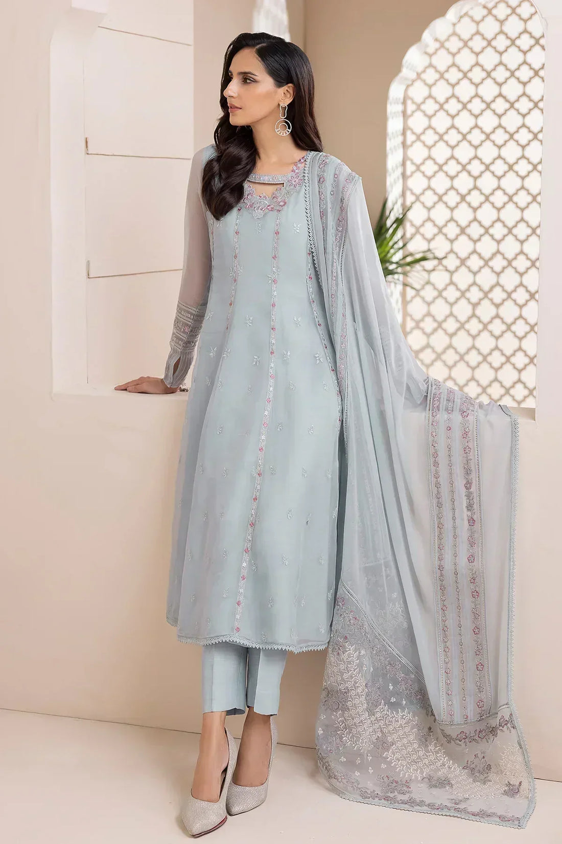 Baroque | Formals Collection | UF-419 - Aqsa Fabrics