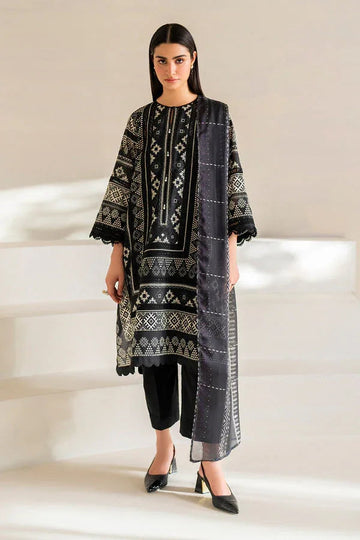 Baroque | Luxury Pret 24 | LAWN UF-672 - Aqsa Fabrics