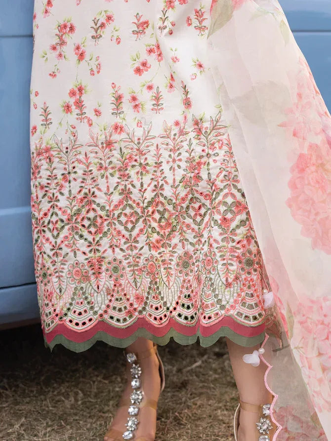 Faiza Faisal | Maya Luxury Lawn | Sandra - Aqsa Fabrics