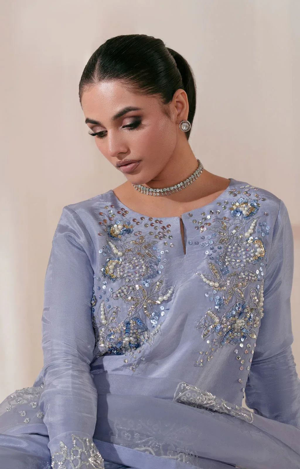 Ajr Couture | Symphony Luxe Festive 25 | Crimson - Aqsa Fabrics