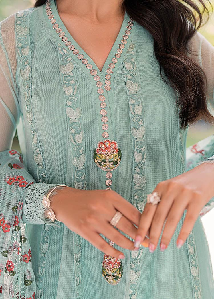 Saira Shakira | Luxury Pret | Tiffany Blue - Aqsa Fabrics