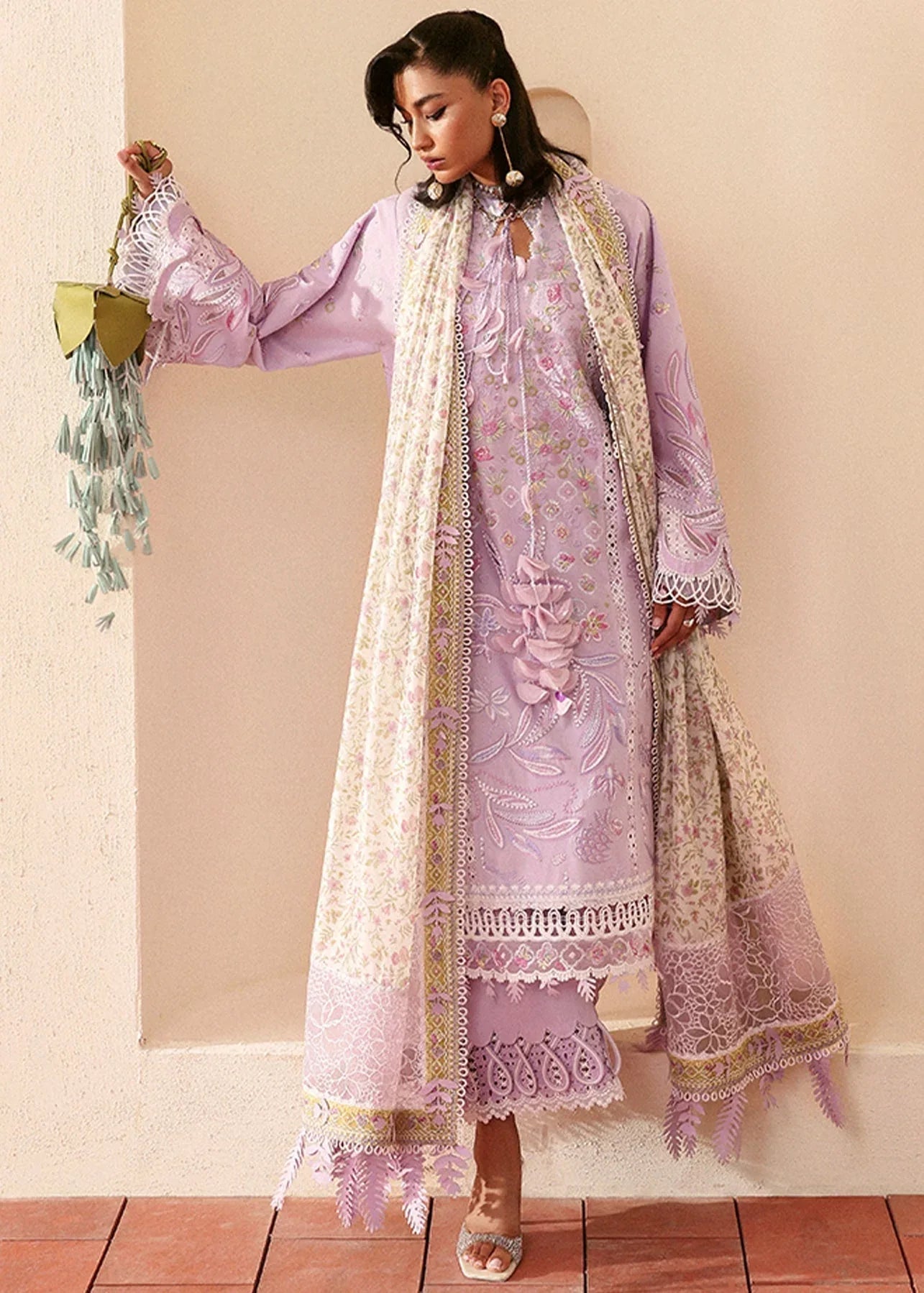 Suffuse | Luxury Lawn 25 | YASMIN - Aqsa Fabrics