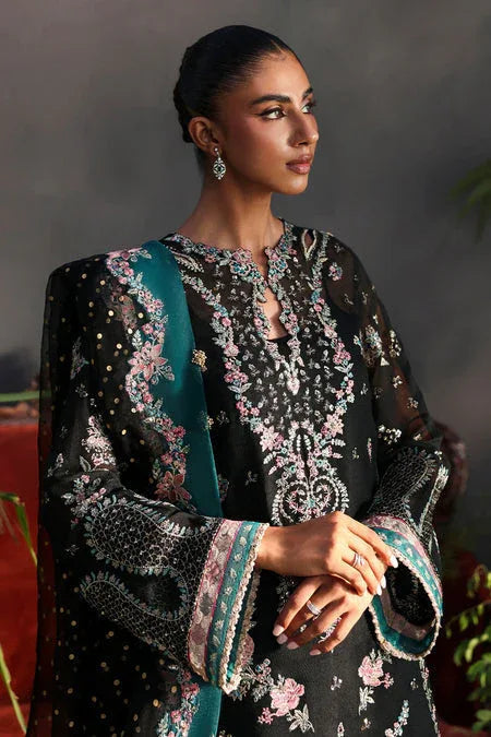 Afrozeh | La Fuschia 25 | Larosea - Aqsa Fabrics
