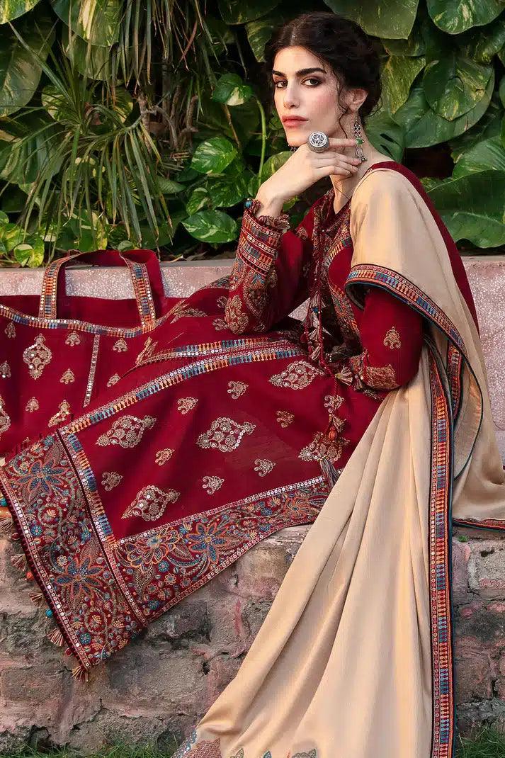 Jazmin | Dastaan Luxury Winter 23 | DW23-D1 - Aqsa Fabrics
