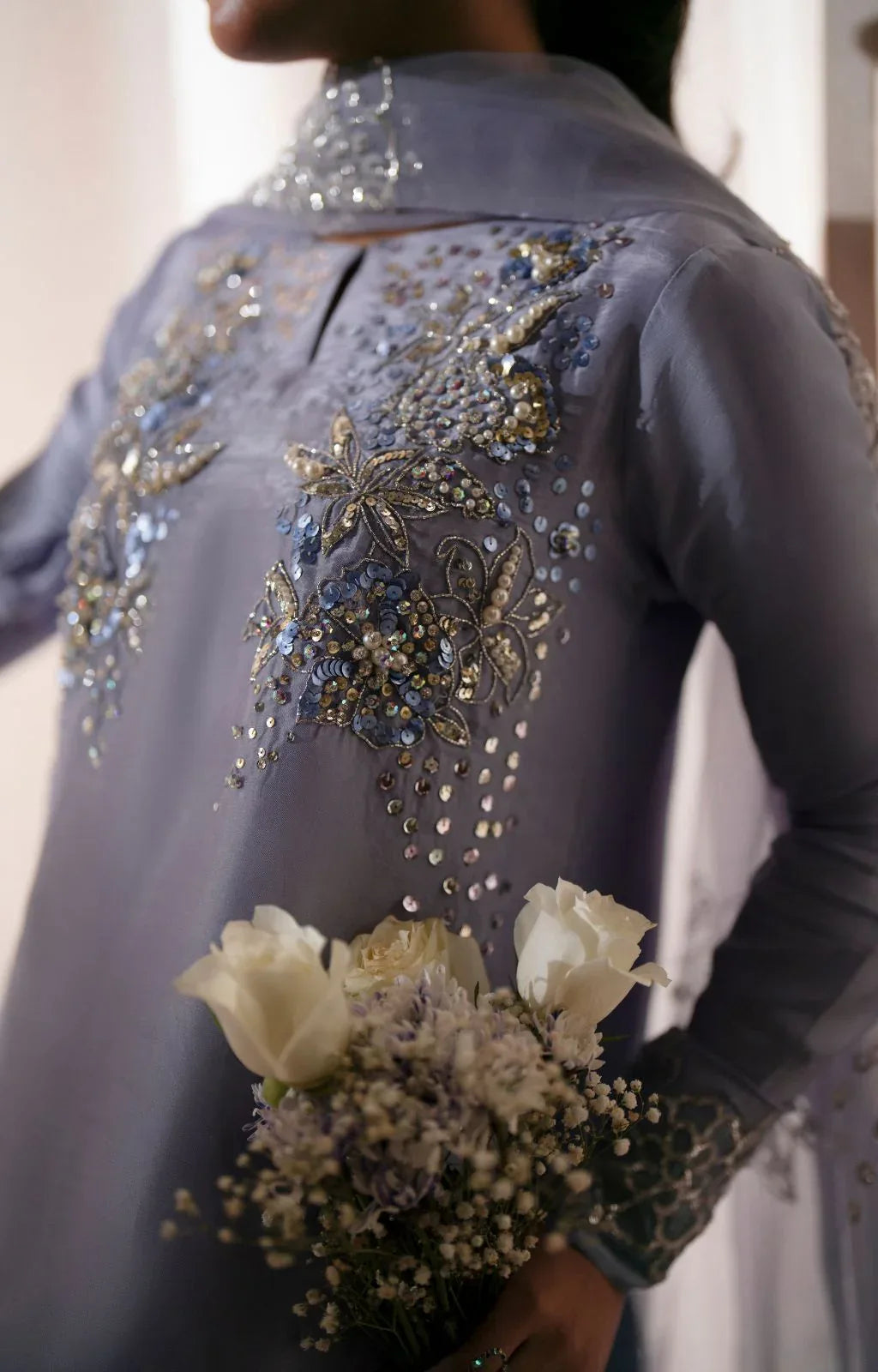 Ajr Couture | Symphony Luxe Festive 25 | Crimson - Aqsa Fabrics