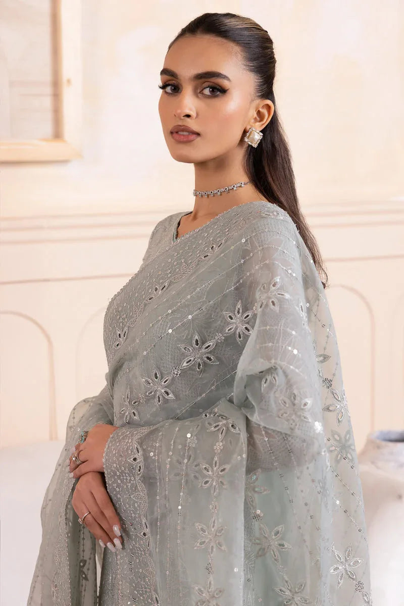 Jazmin | Formals Collection | CHIFFON UC-3043 - Aqsa Fabrics