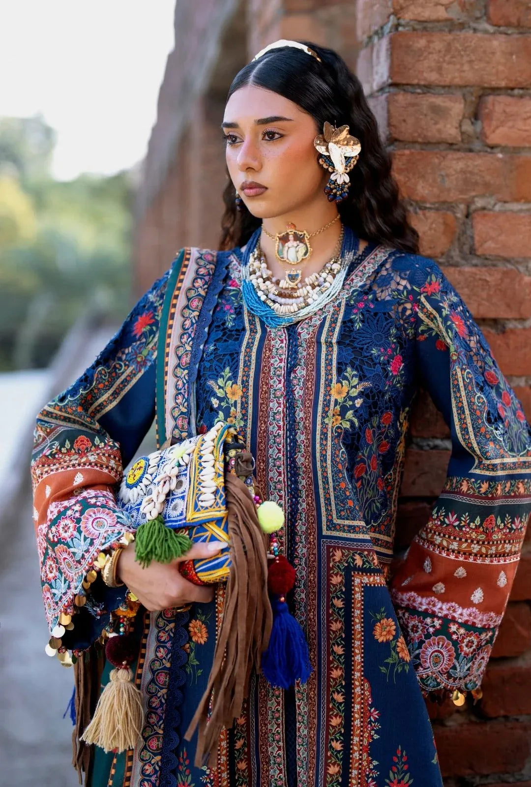 AJR Couture | Sard Sham | Kaneez - Aqsa Fabrics