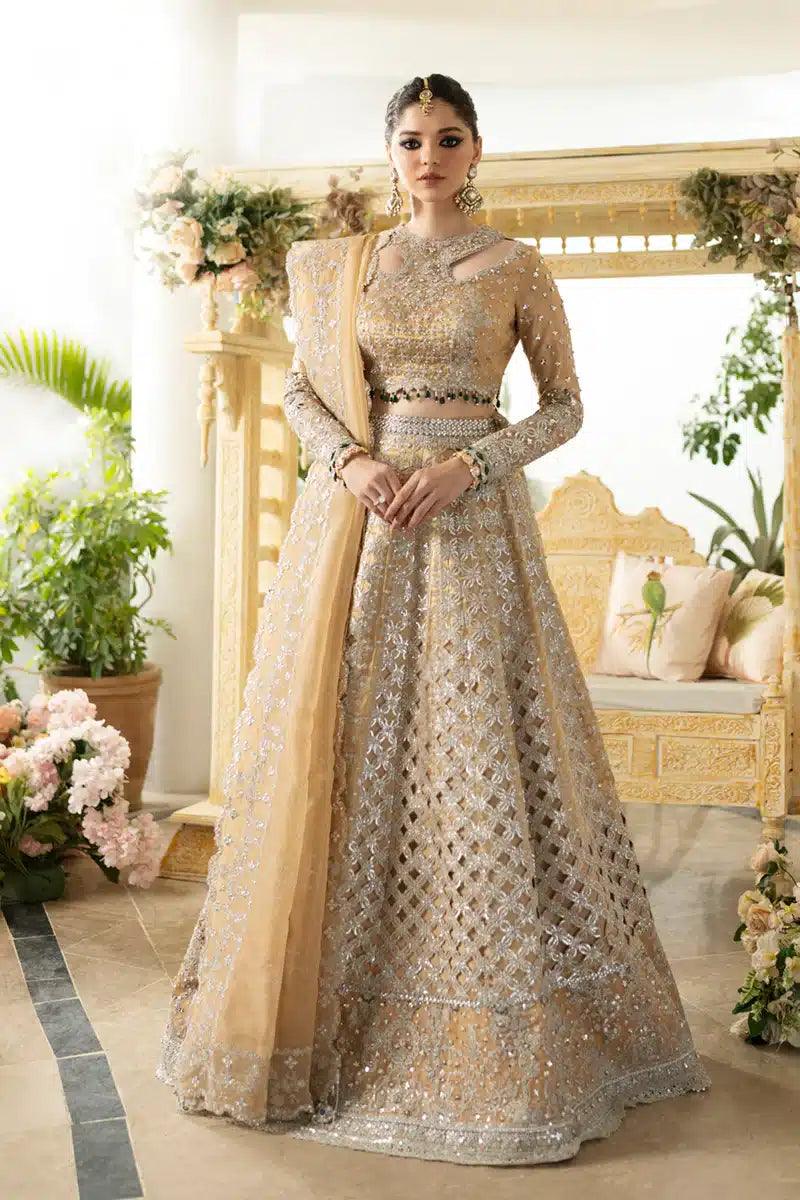 Qalamkar | Dilnaz Wedding Formals | DN-01 IMAAN - Aqsa Fabrics