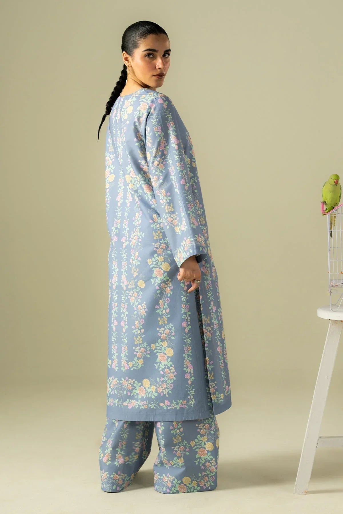 Afrozeh | Coords 25 | Dappled - Aqsa Fabrics
