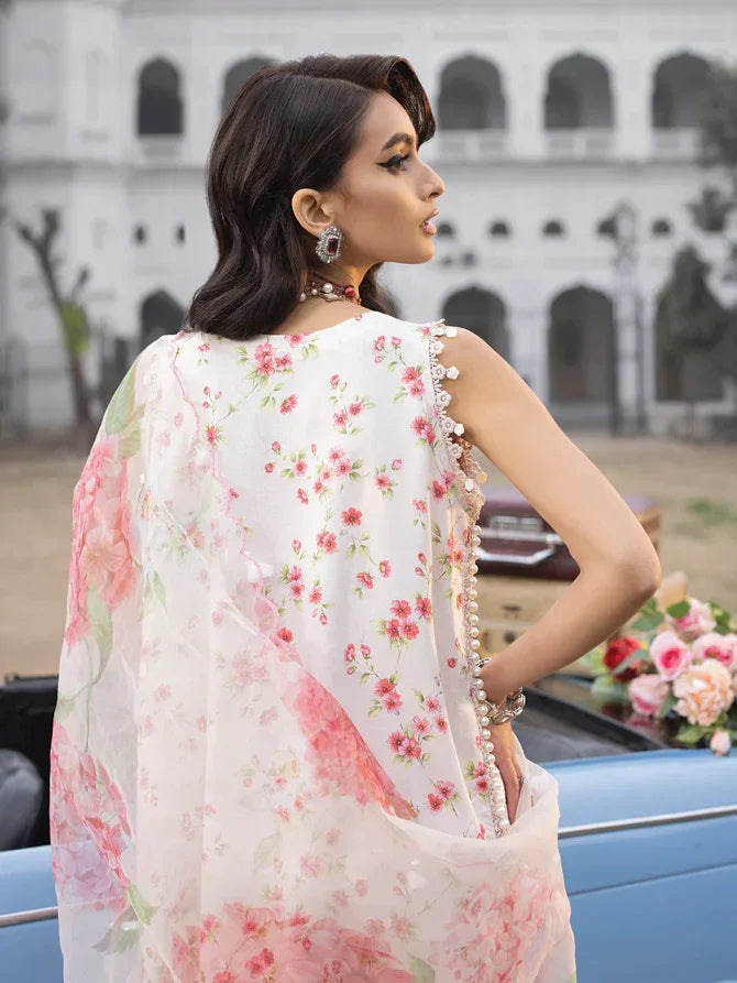 Faiza Faisal | Maya Luxury Lawn | Sandra - Aqsa Fabrics