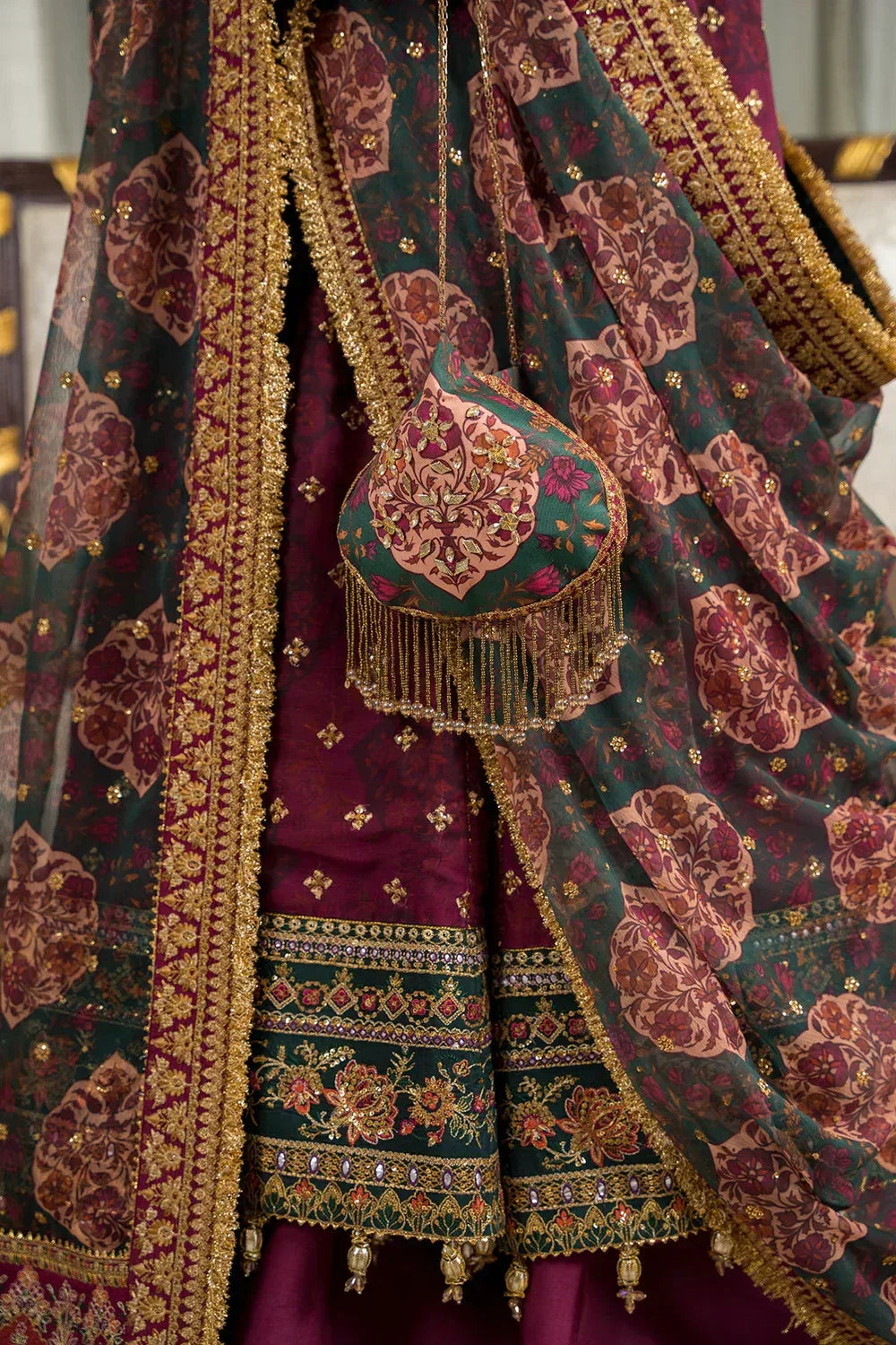 Baroque | Chantelle Embroidered Collection | CH12-03 - Aqsa Fabrics