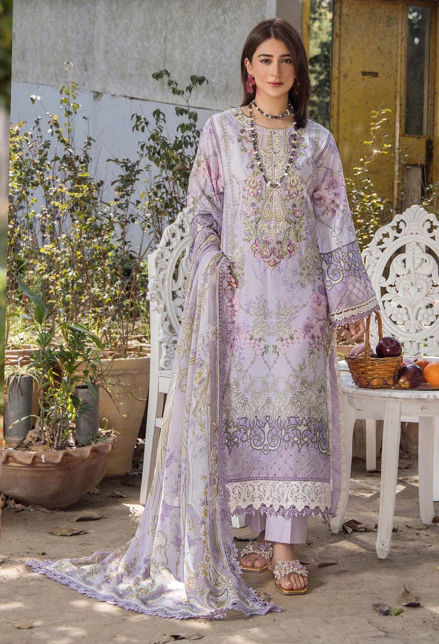 Adans Libas | Jasmine Lawn | JASMINE 2360 - Aqsa Fabrics