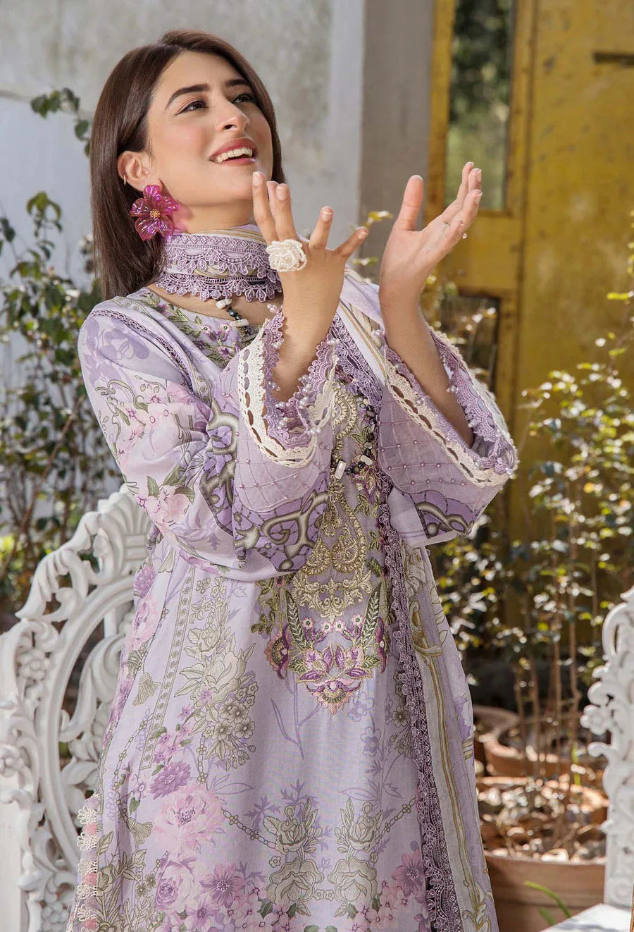 Adans Libas | Jasmine Lawn | JASMINE 2360 - Aqsa Fabrics