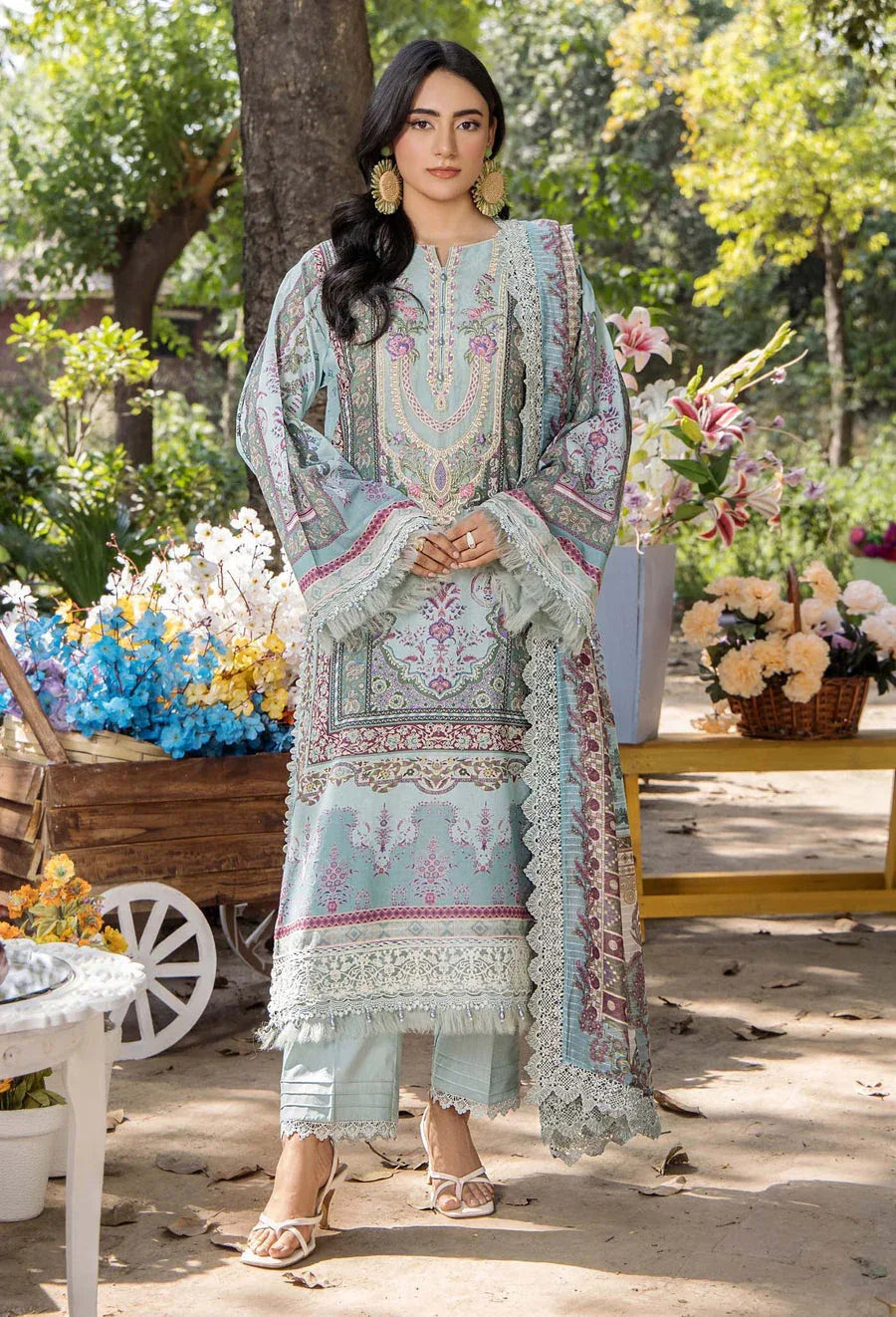 Adans Libas | Jasmine Lawn | JASMINE 2361 - Aqsa Fabrics