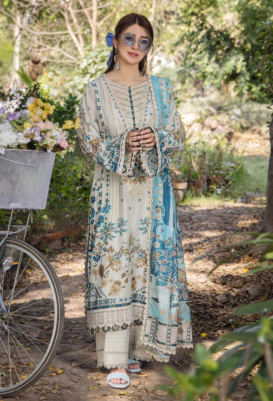 Adans Libas | Jasmine Lawn | JASMINE 2362 - Aqsa Fabrics