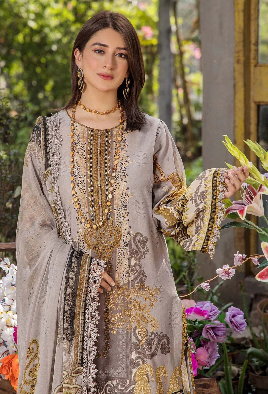 Adans Libas | Jasmine Lawn | JASMINE 2364 - Aqsa Fabrics