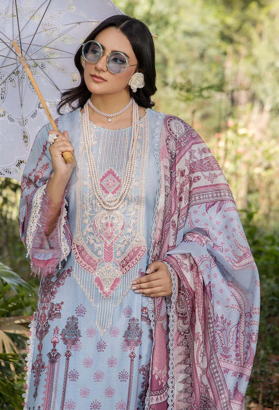Adans Libas | Jasmine Lawn | JASMINE 2365 - Aqsa Fabrics