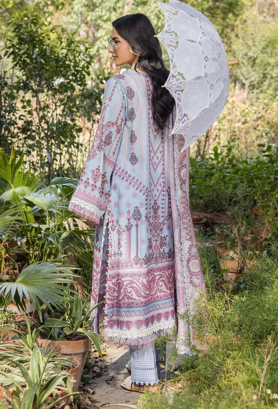 Adans Libas | Jasmine Lawn | JASMINE 2365 - Aqsa Fabrics