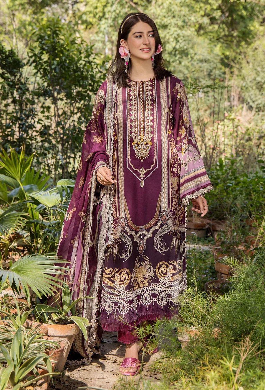 Adans Libas | Jasmine Lawn | JASMINE 2366 - Aqsa Fabrics