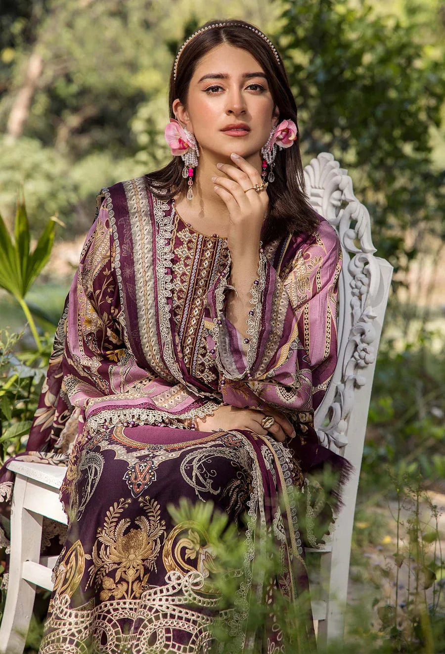Adans Libas | Jasmine Lawn | JASMINE 2366 - Aqsa Fabrics