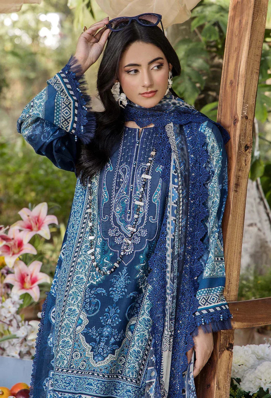 Adans Libas | Jasmine Lawn | JASMINE 2367 - Aqsa Fabrics