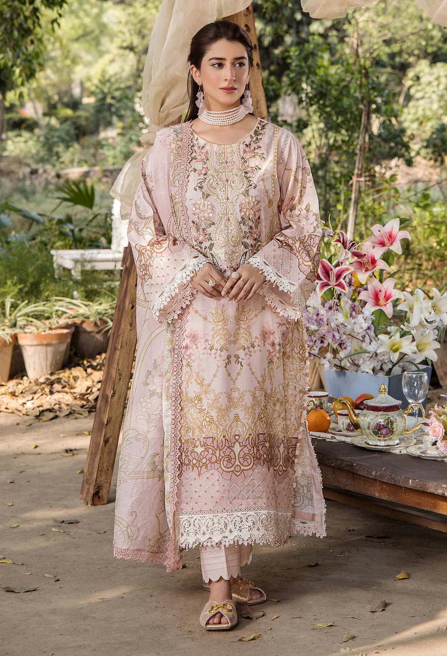 Adans Libas | Jasmine Lawn | JASMINE 2368 - Aqsa Fabrics