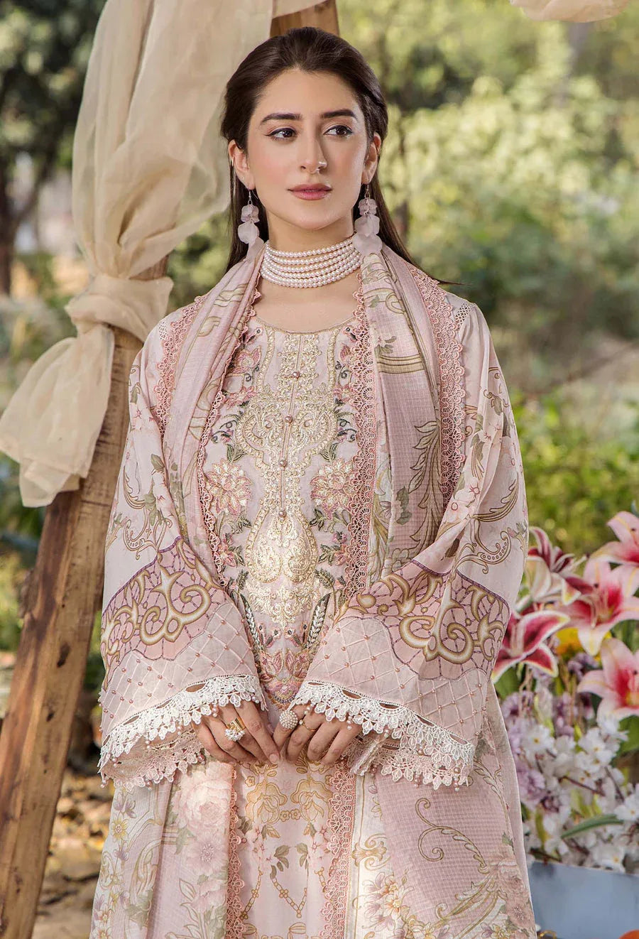 Adans Libas | Jasmine Lawn | JASMINE 2368 - Aqsa Fabrics