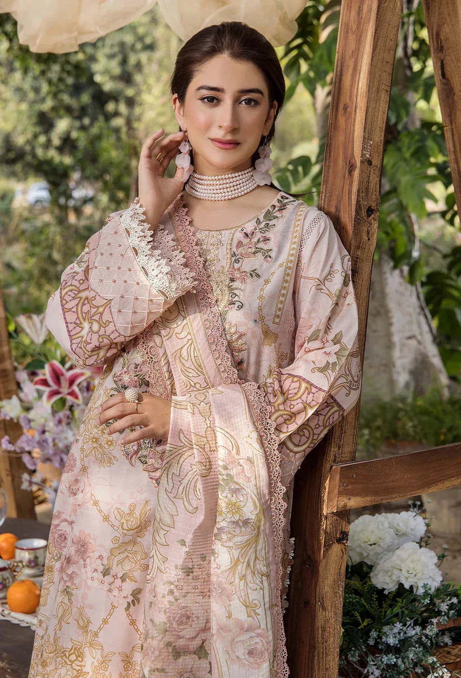 Adans Libas | Jasmine Lawn | JASMINE 2368 - Aqsa Fabrics