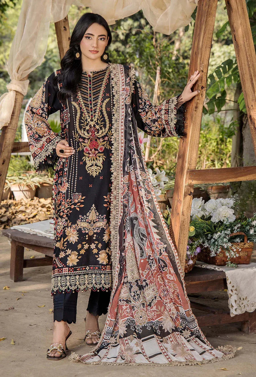 Adans Libas | Jasmine Lawn | JASMINE 2369 - Aqsa Fabrics