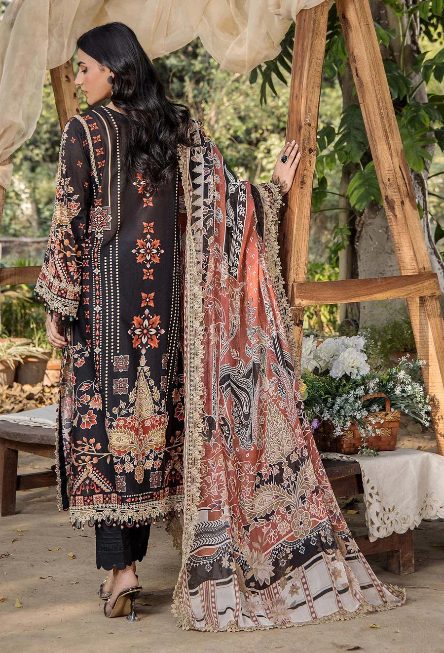 Adans Libas | Jasmine Lawn | JASMINE 2369 - Aqsa Fabrics