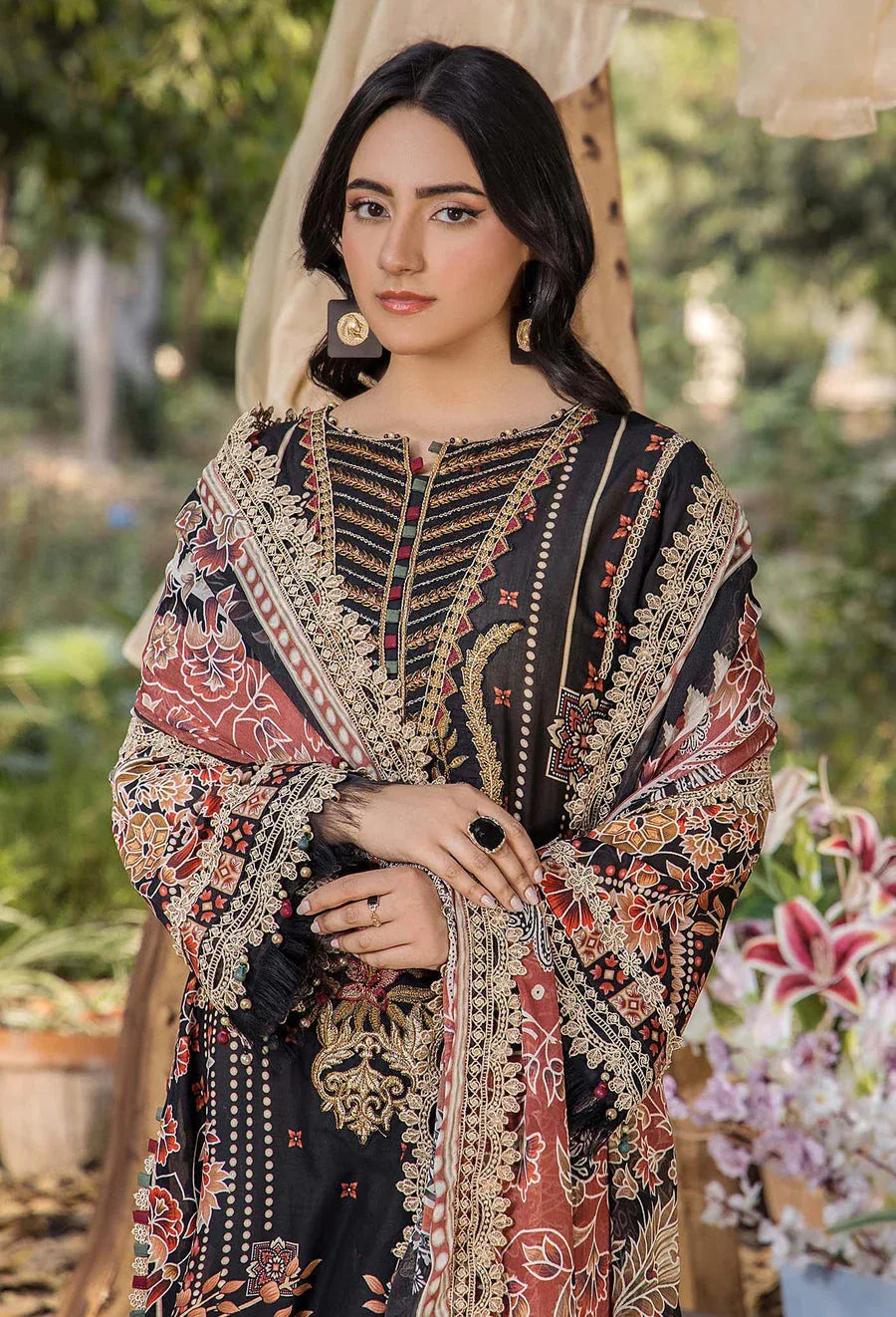 Adans Libas | Jasmine Lawn | JASMINE 2369 - Aqsa Fabrics