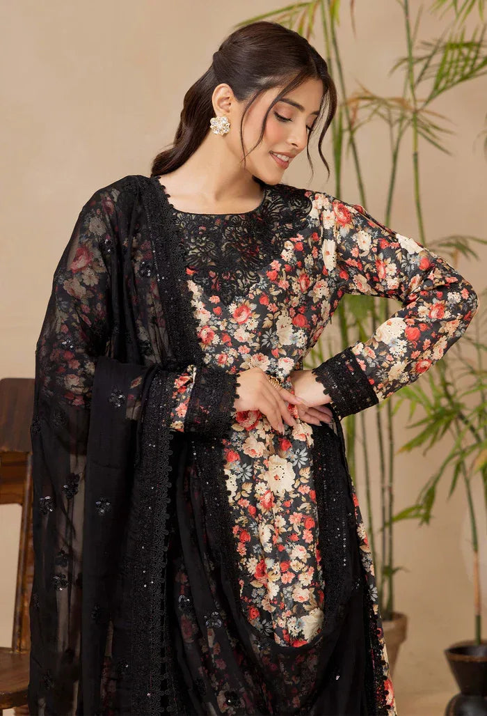 Adans Libas | Adans Chikankari Satin Lawn| CHIKANKARI 818101 - Aqsa Fabrics