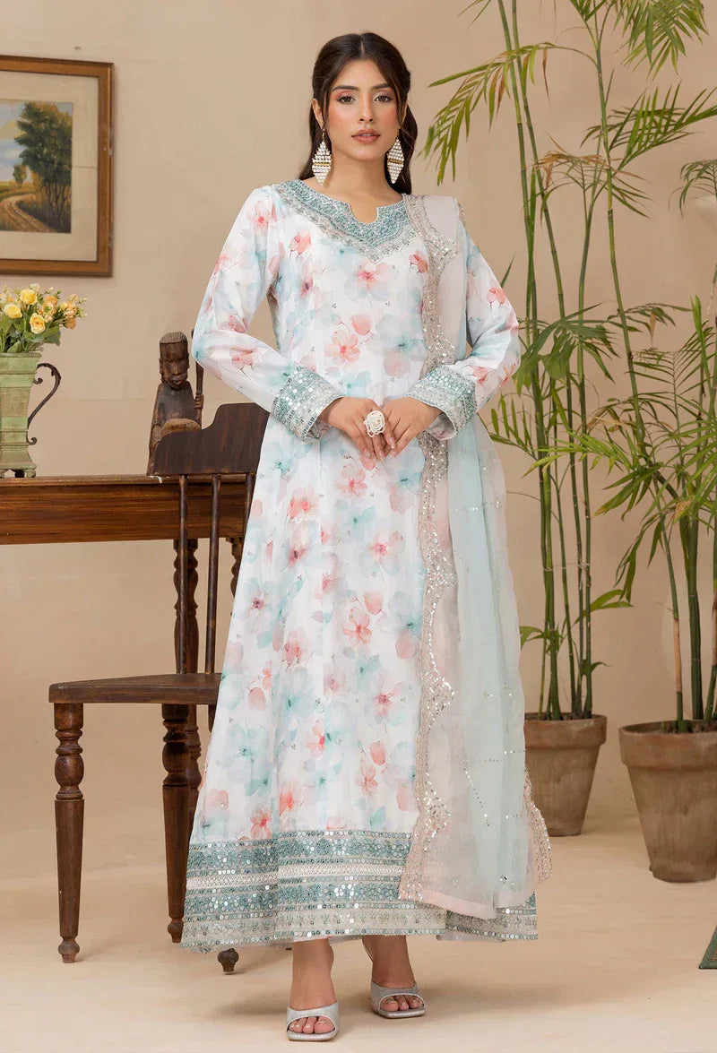 Adans Libas | Adans Embroidered satin | Satin Lawn 828210 - Aqsa Fabrics