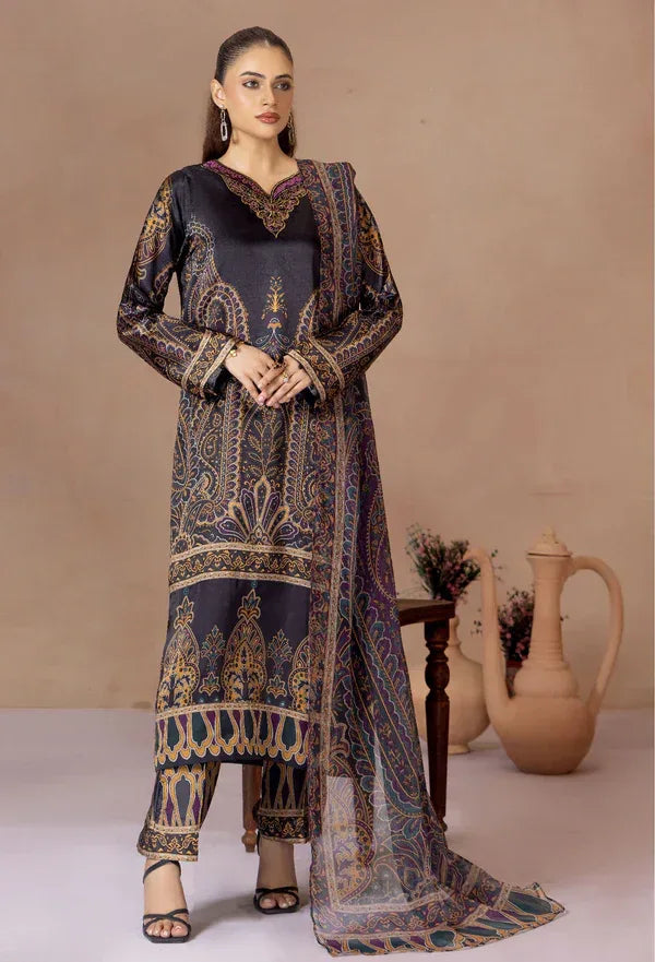 Adans Libas | Adans Monochrome  Silk | MONOCHROME 7 - Aqsa Fabrics